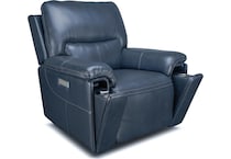 echo sorrento ocean power leather recliner   