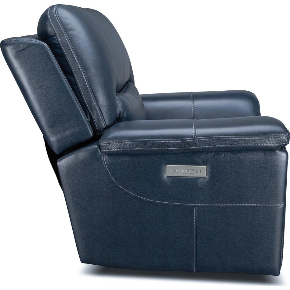 echo sorrento ocean power leather recliner   