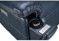 echo sorrento ocean power leather recliner   