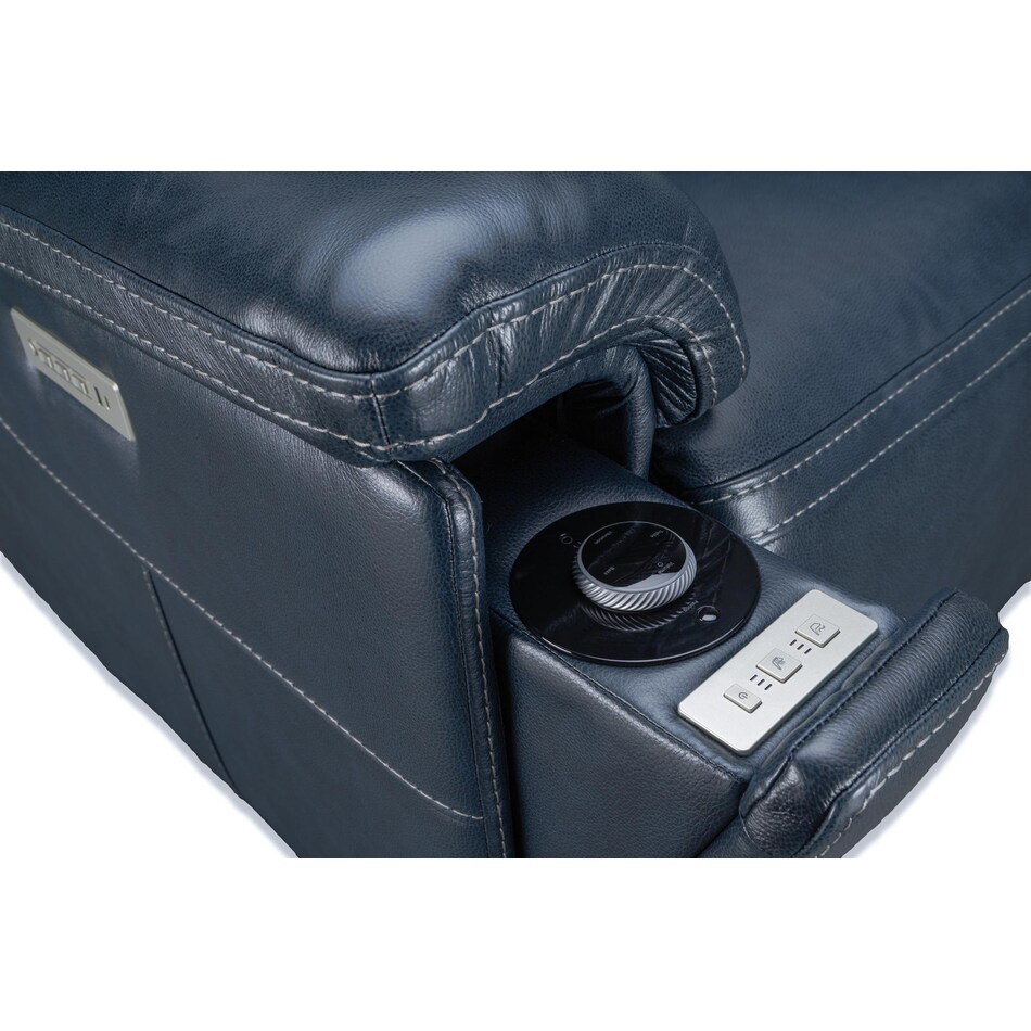 echo sorrento ocean power leather recliner   