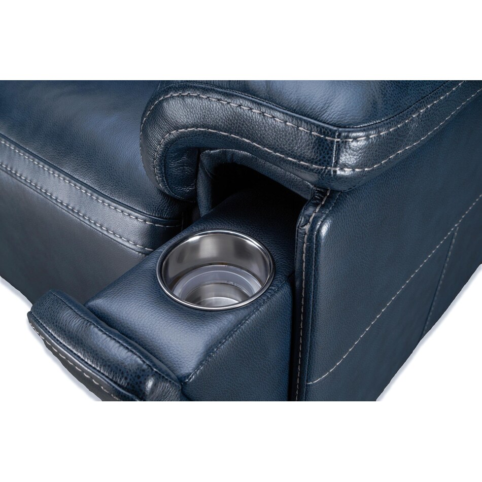 echo sorrento ocean power leather recliner   