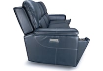 echo sorrento ocean power leather reclining sofa   