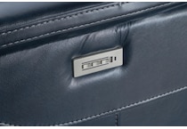 echo sorrento ocean power leather reclining sofa   