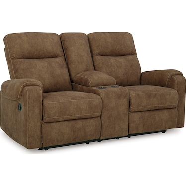 EDENWOLD RECLINING LOVESEAT WITH CONSOLE