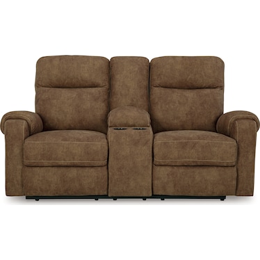 EDENWOLD RECLINING LOVESEAT WITH CONSOLE