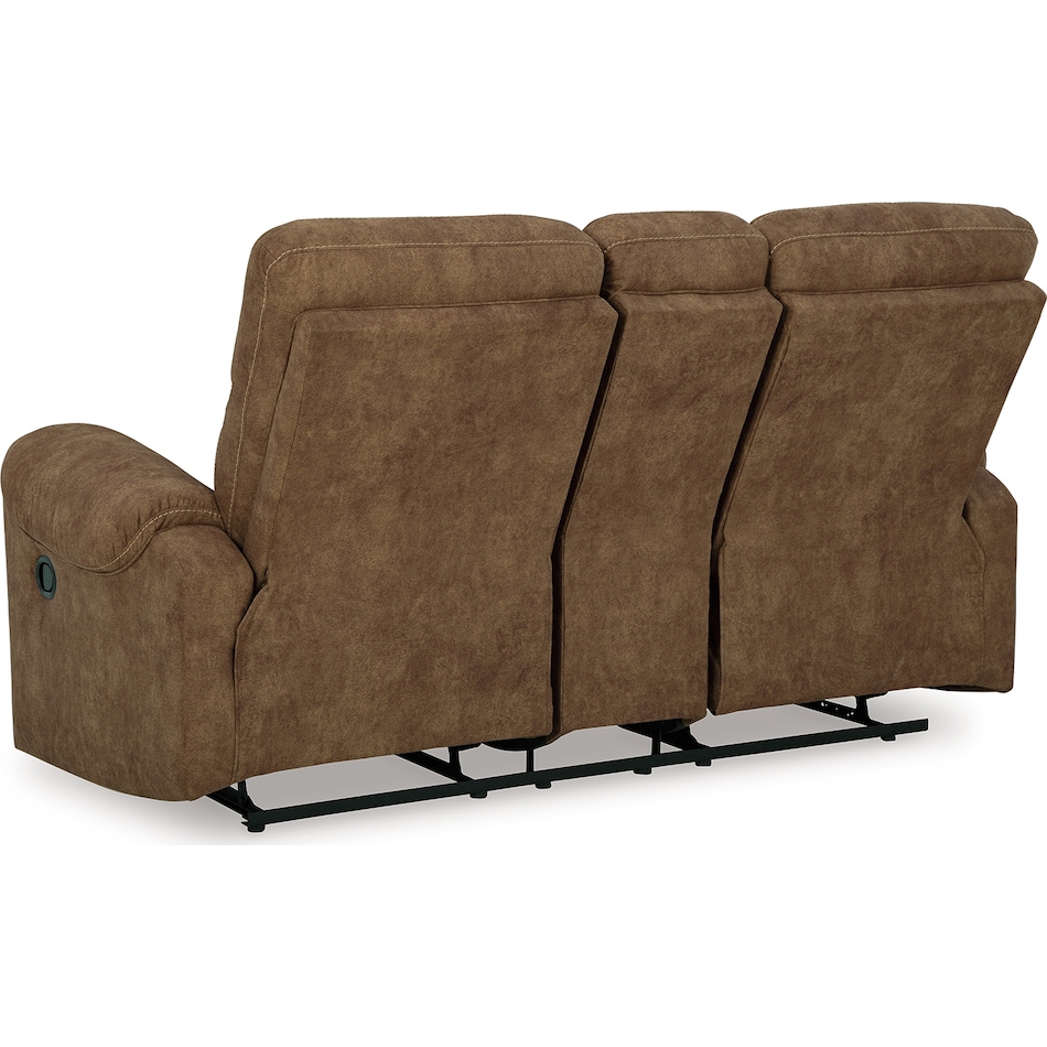 edenwold brindle reclining console loveseat   