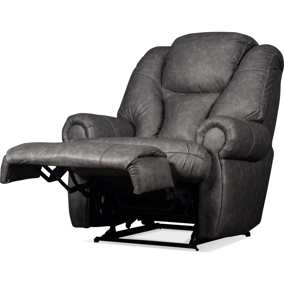 edmund steel rocker recliner   