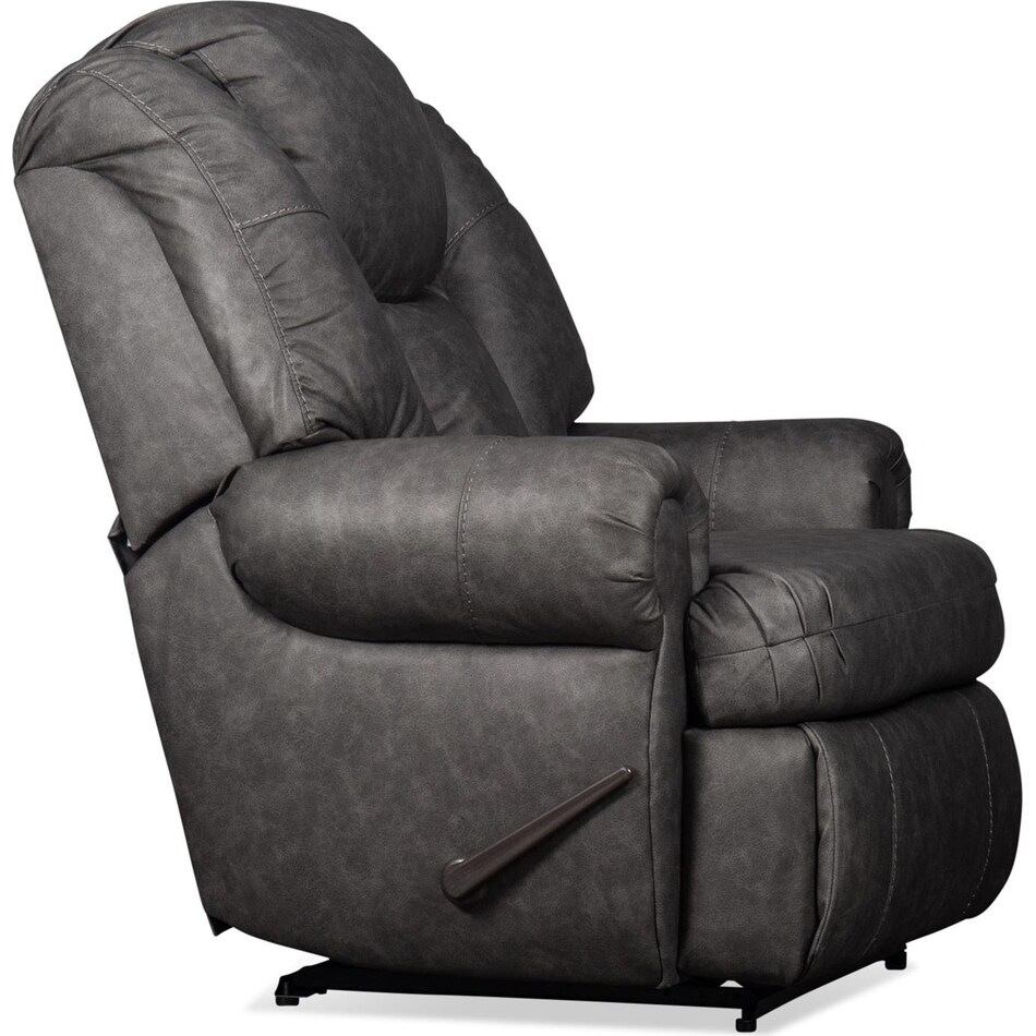 edmund steel rocker recliner   
