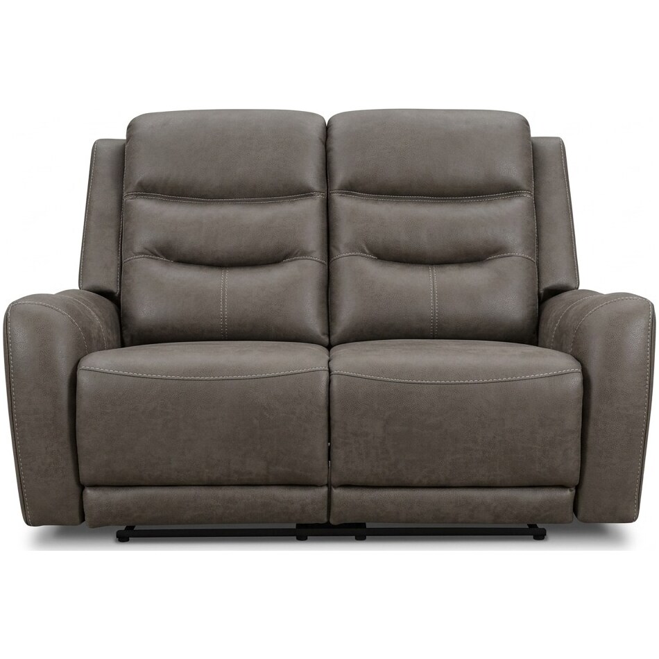edson brown power reclining loveseat   