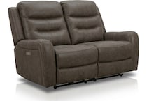 edson brown power reclining loveseat   
