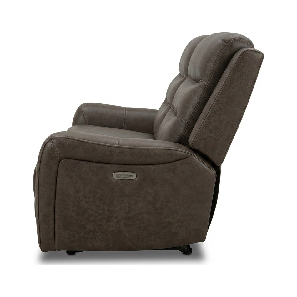 edson brown power reclining loveseat   