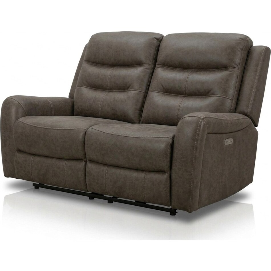edson brown power reclining loveseat   