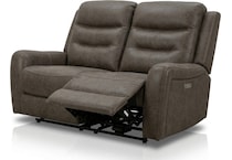 edson brown power reclining loveseat   