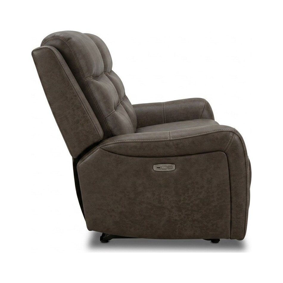 edson brown power reclining loveseat   