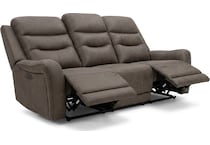 edson brown power reclining sofa   