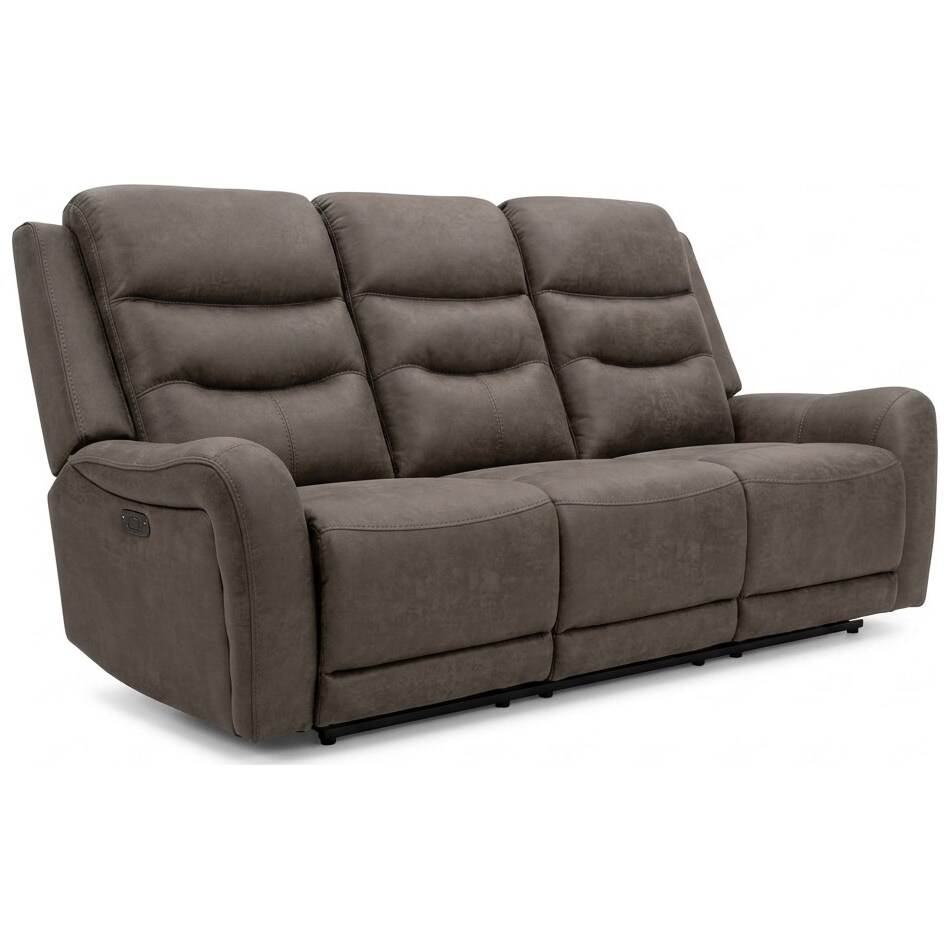 edson brown power reclining sofa   