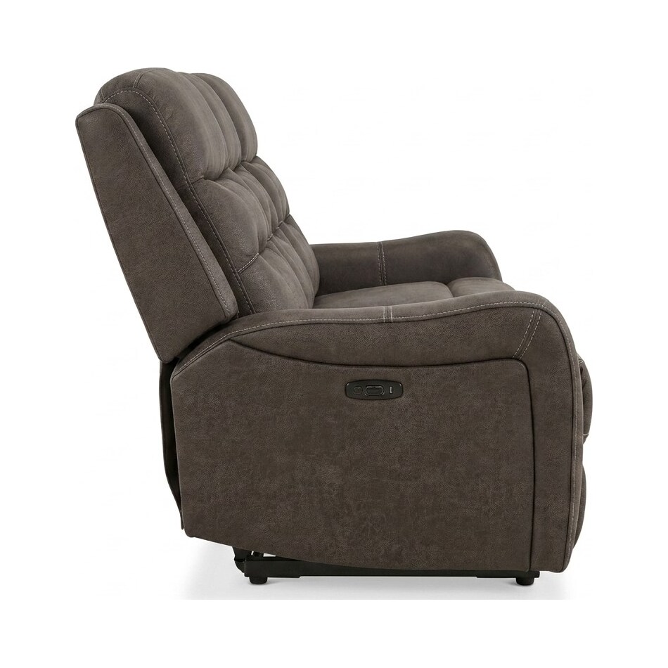 edson brown power reclining sofa   