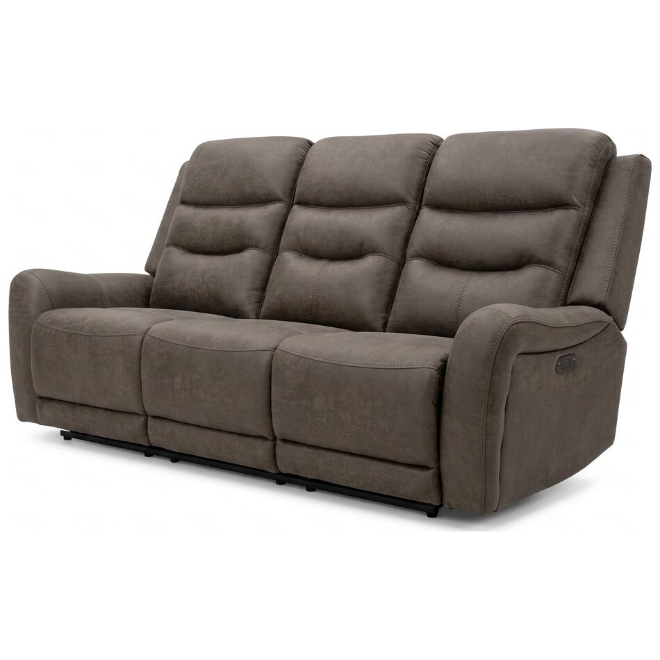 edson brown power reclining sofa   