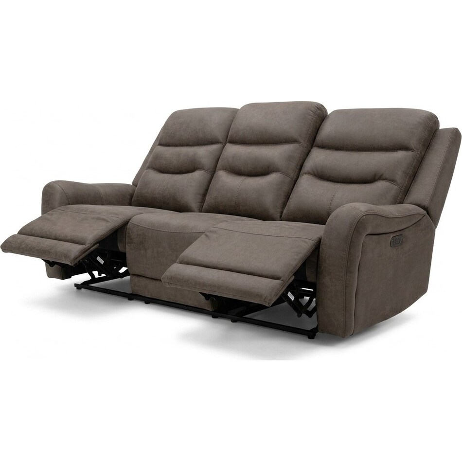 edson brown power reclining sofa   
