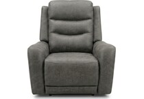 edson grey power recliner   