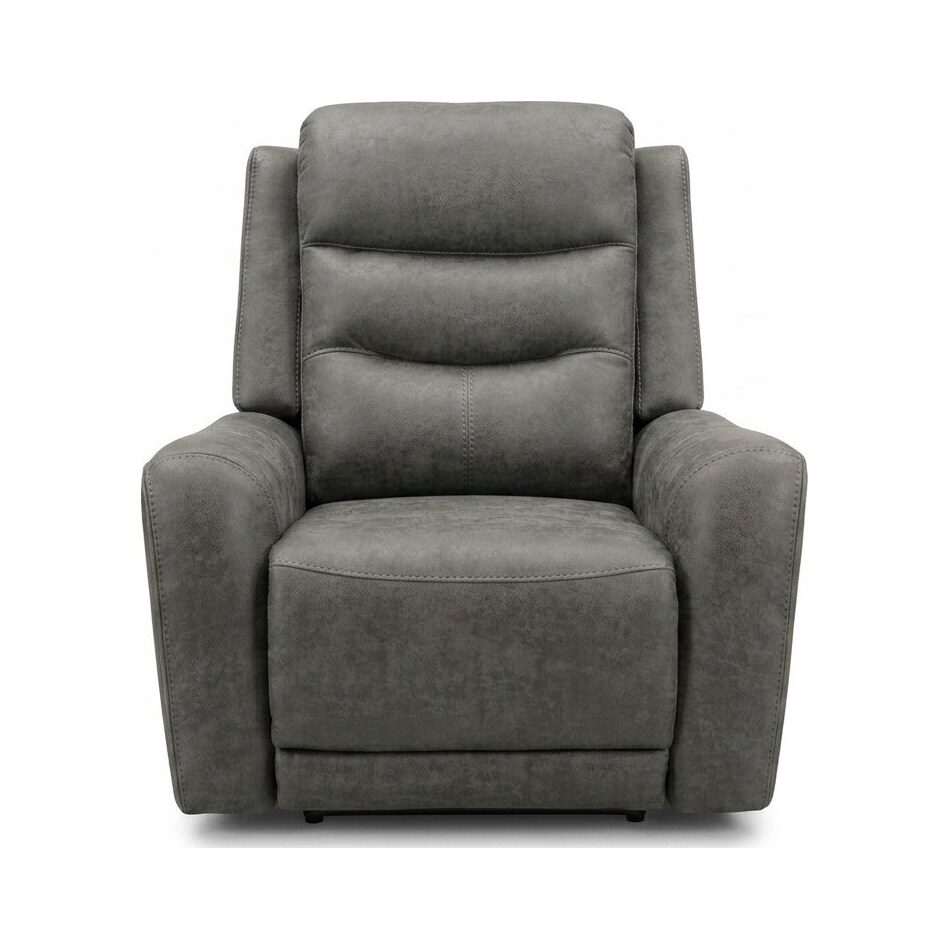 edson grey power recliner   