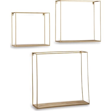 EFHARIS WALL SHELF (SET OF 3)