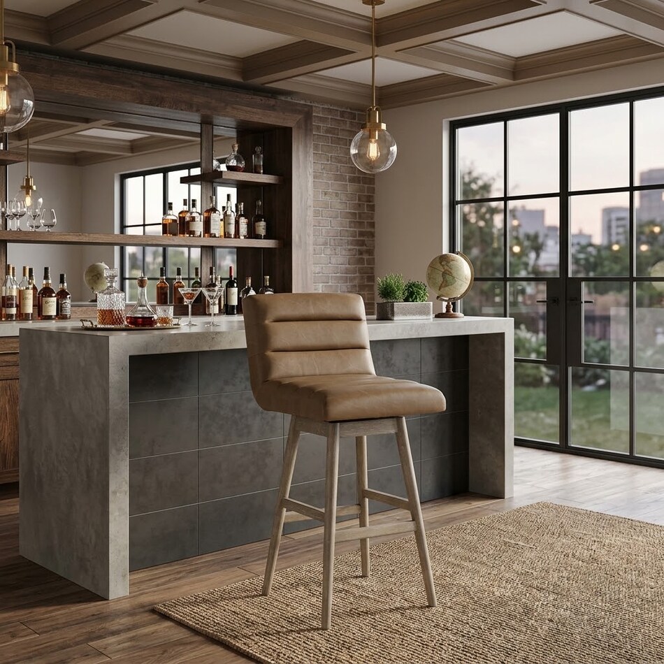 elam bistro brown barstool   