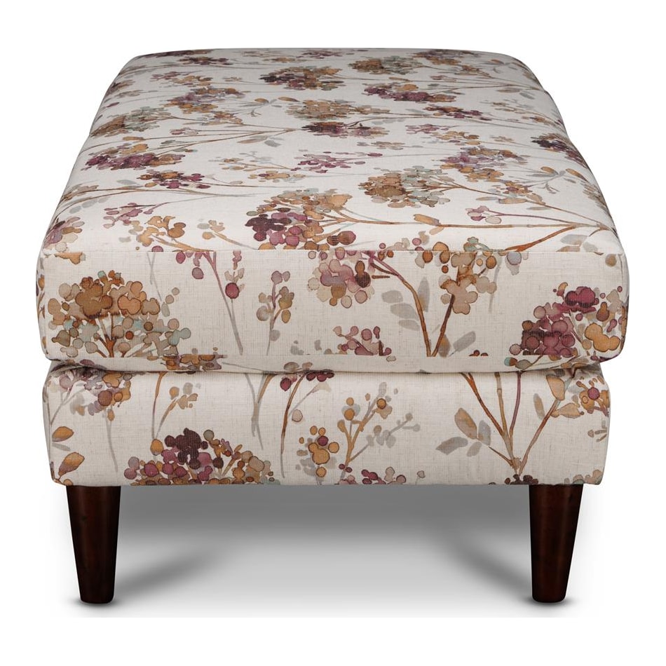 eleanor floral cocktail ottoman   