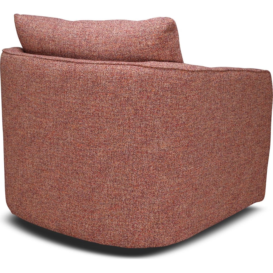 eleanor orange accent chair   