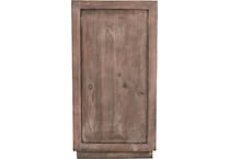 element aged brown accent cabinet   