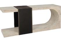 element aged cream console   