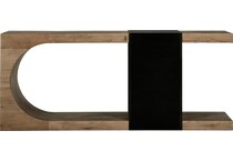 element brown sofa table   