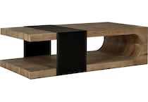 element cafe brown cocktail table   