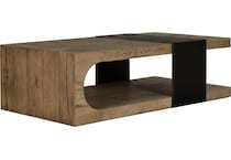 element cafe brown cocktail table   