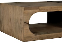 element cafe brown cocktail table   