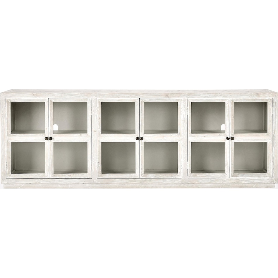 element white accent cabinet   