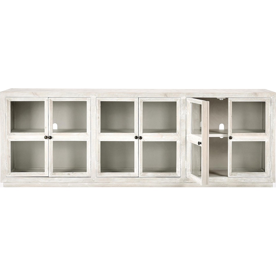 element white accent cabinet   