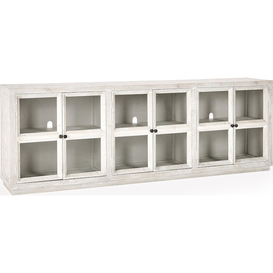element white accent cabinet   