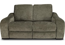elena olive power reclining loveseat   