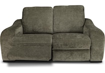 elena olive power reclining loveseat   