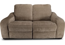 elena sable power reclining loveseat   