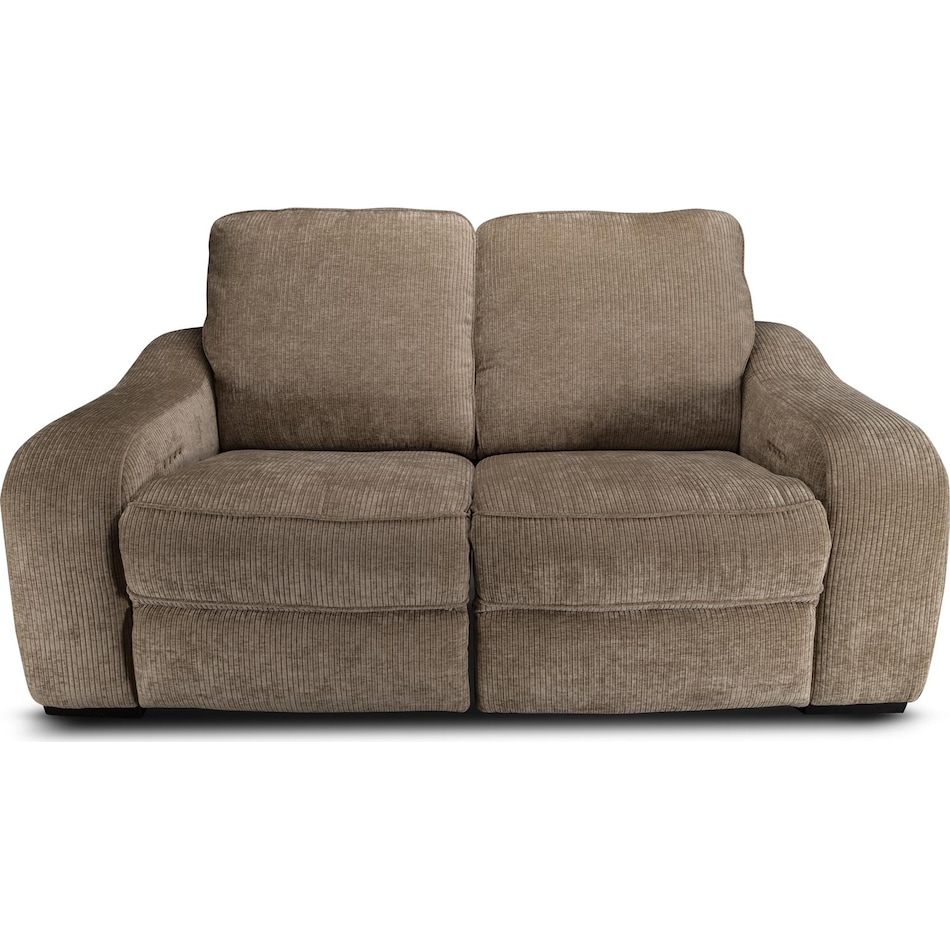 elena sable power reclining loveseat   