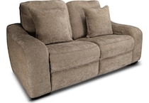 elena sable power reclining loveseat   