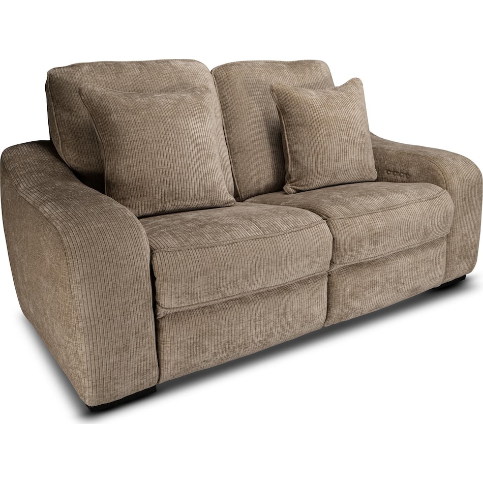 elena sable power reclining loveseat   