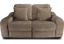 elena sable power reclining loveseat   