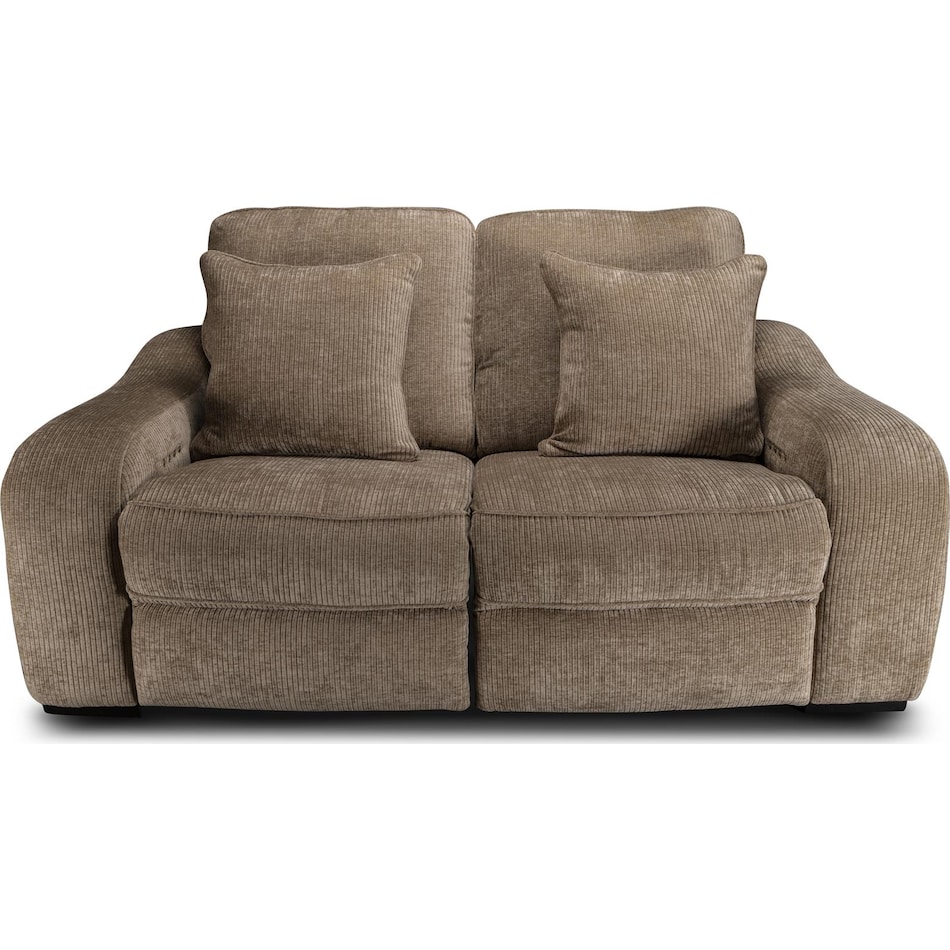 elena sable power reclining loveseat   