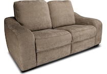 elena sable power reclining loveseat   