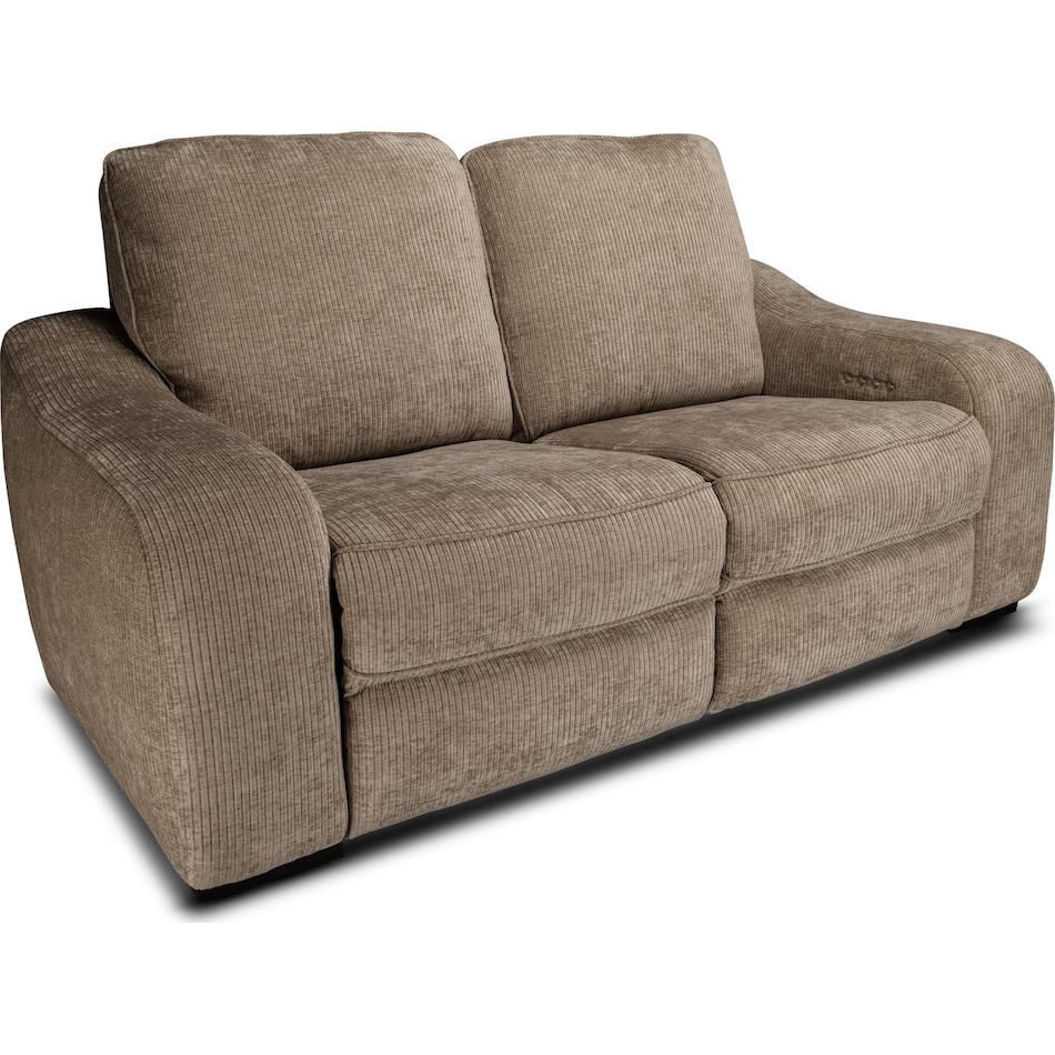 elena sable power reclining loveseat   