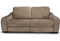 elena sable power reclining sofa   
