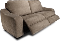 elena sable power reclining sofa   